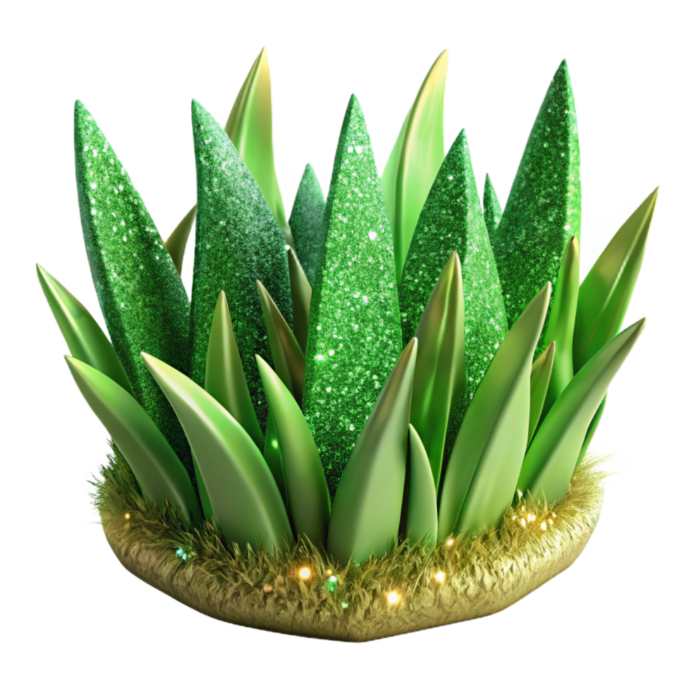 dramatic vintage Green Grass Blades Transparent Background genuine png