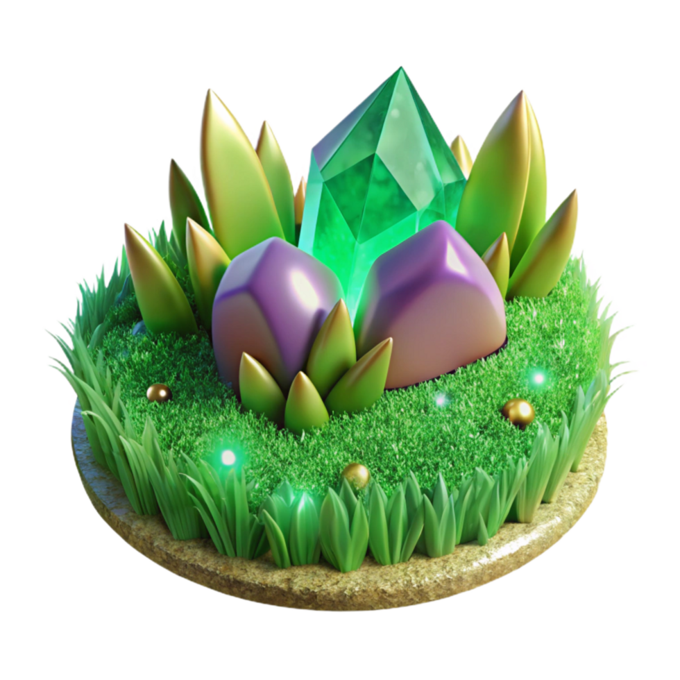 stunning contemporary Green Grass Patch Cutout Element high resolution png