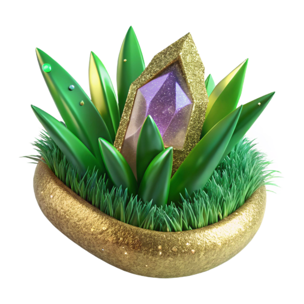 extraordinary traditional Green Grass Sprig Side View Cutout genuine png