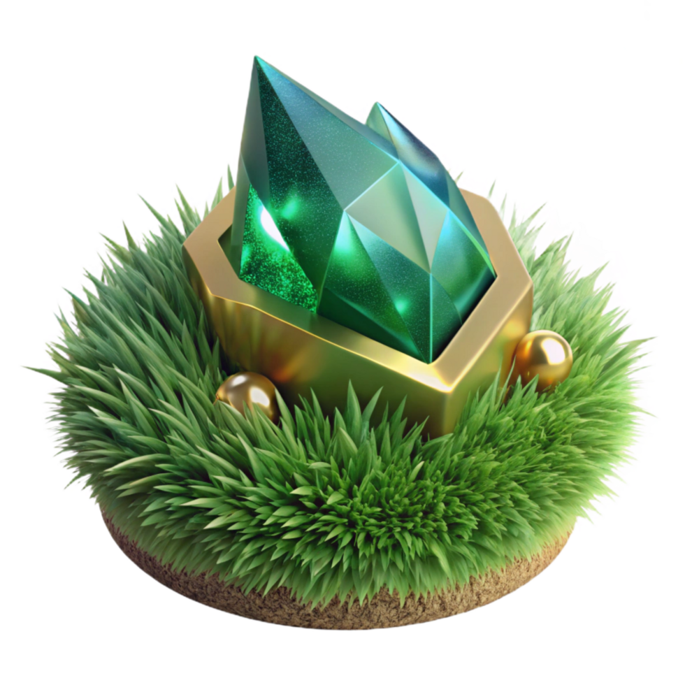 impressive contemporary Green Grass Tuft Side View Cutout authentic png