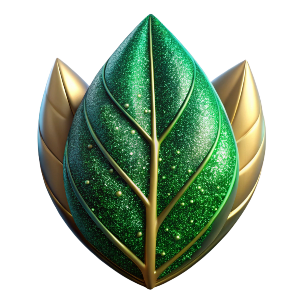 extraordinary modern Green Leaf with Texture Close Up Isolated Cutout png