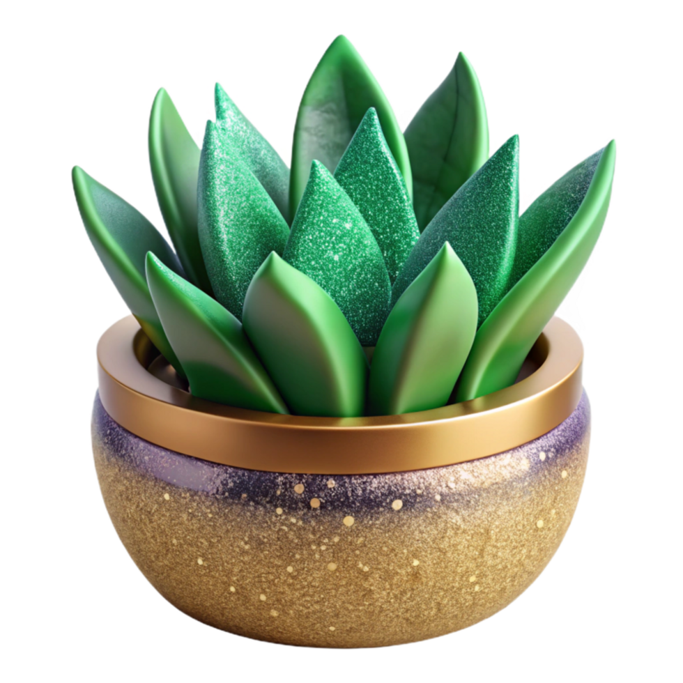 wonderful contemporary Green Plant in Pot Side View Transparent Cutout png