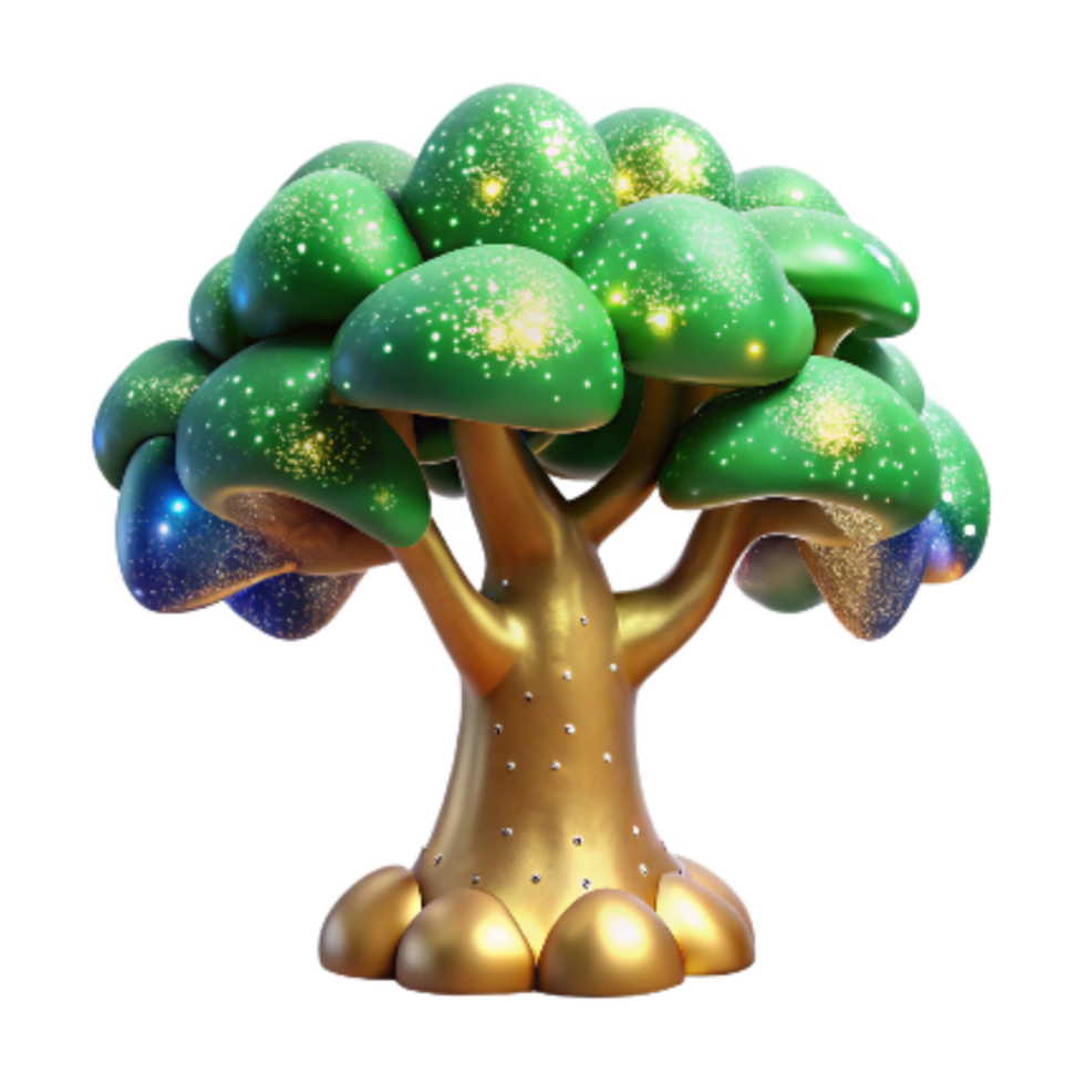 stunning modern Growing Tree with Lush Green Leaves Cutout professional png