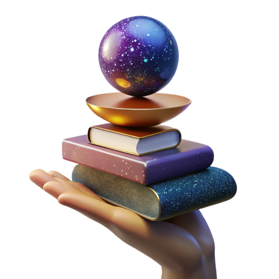dramatic abstract Hand Balancing Stack of Coins Cutout professional png