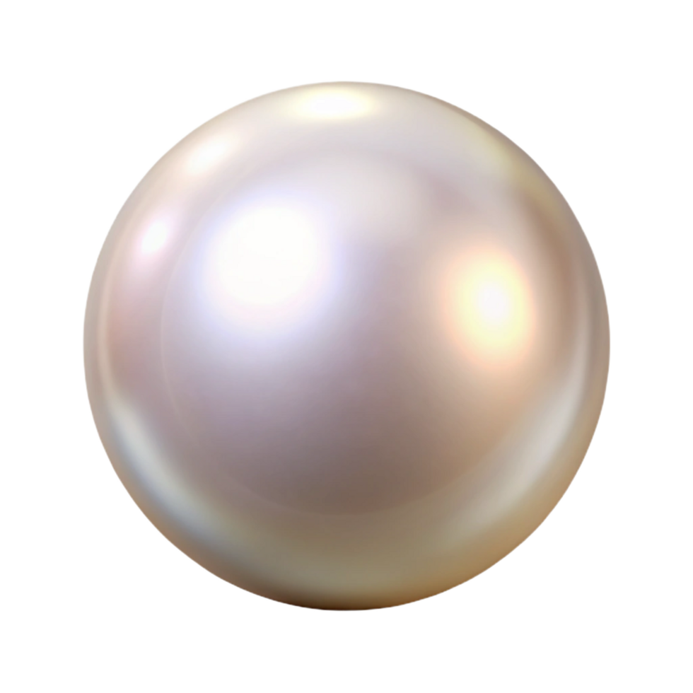 wonderful classic A single pearl, perfectly round, premium png