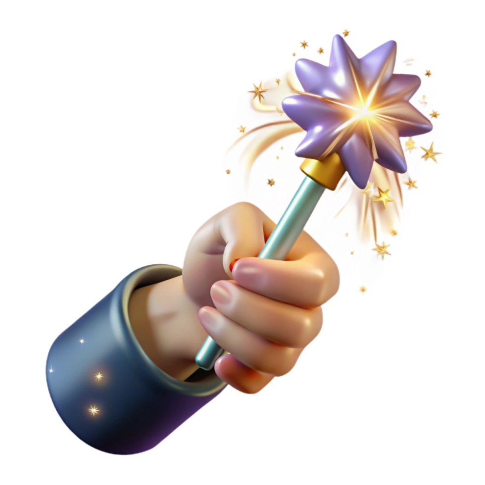 vibrant creative Hand Holding Sparkler with Soft Glow and Transparent Background detailed png