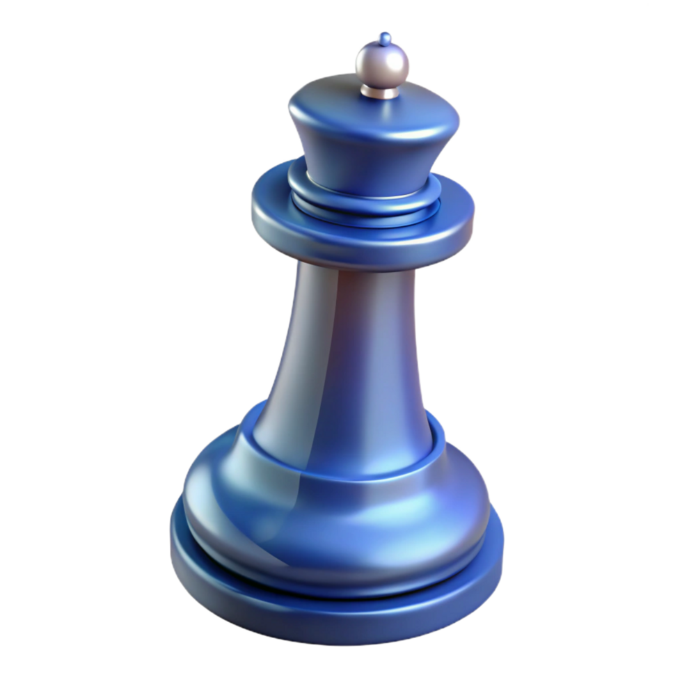 elegant abstract A single chess piece, the king, genuine png