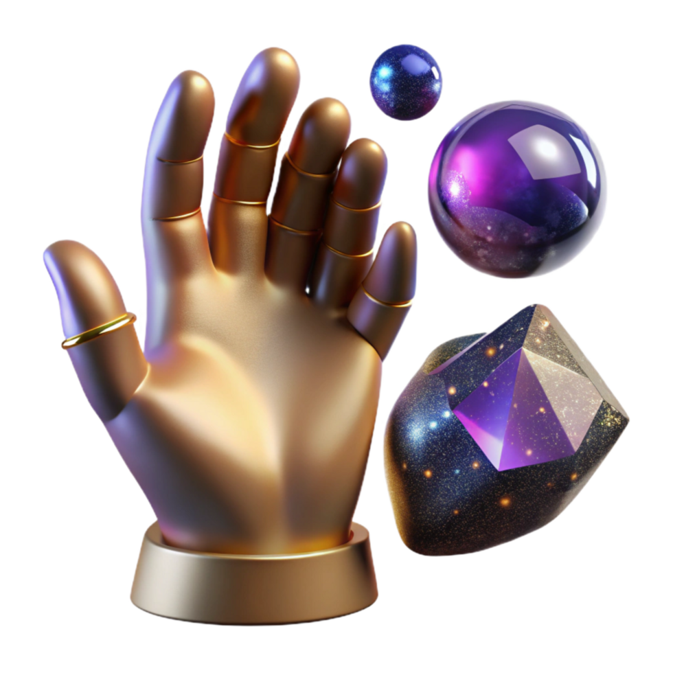 impressive minimalist Hand Reaching for Destiny Isolated Element Transparent Background high resolution png