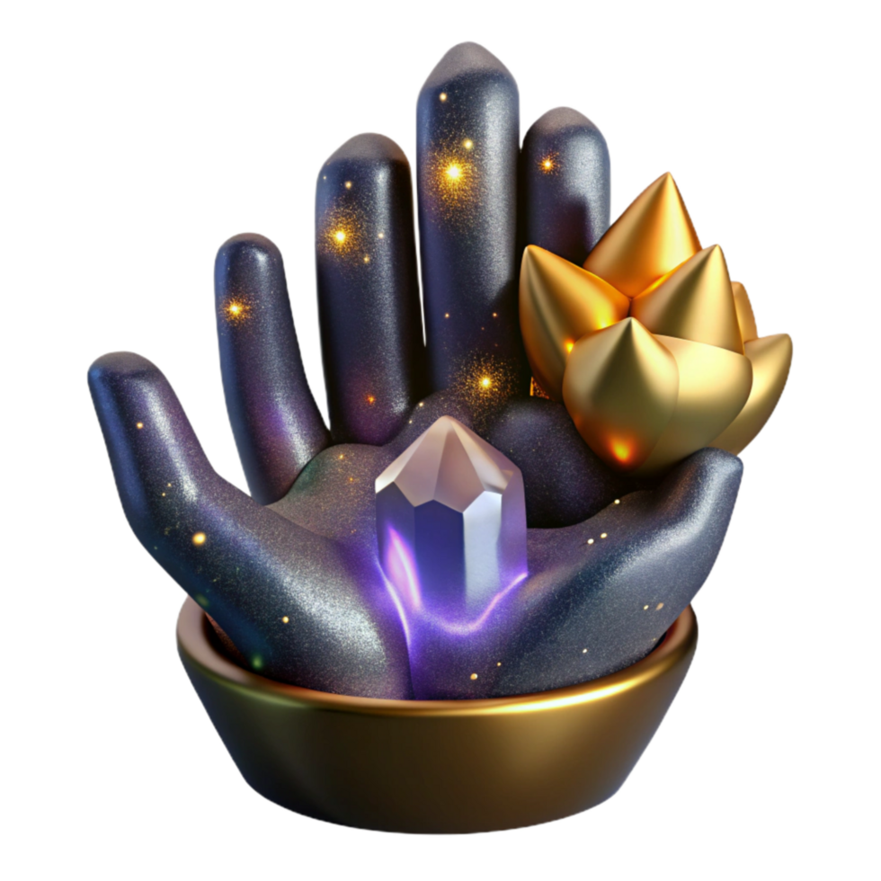 magnificent rustic Hand Reaching for Inspiration Isolated Element original png