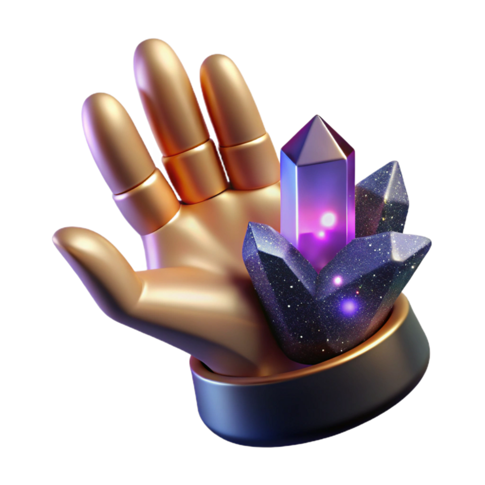 beautiful traditional Hand Reaching for Mastery Isolated Element Transparent Background detailed png