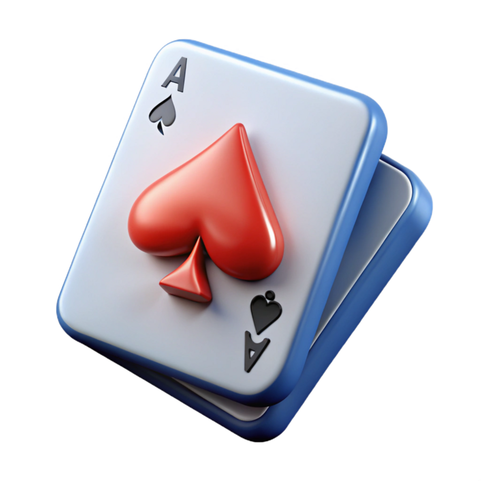 stunning creative A playing card Ace of Spades authentic png