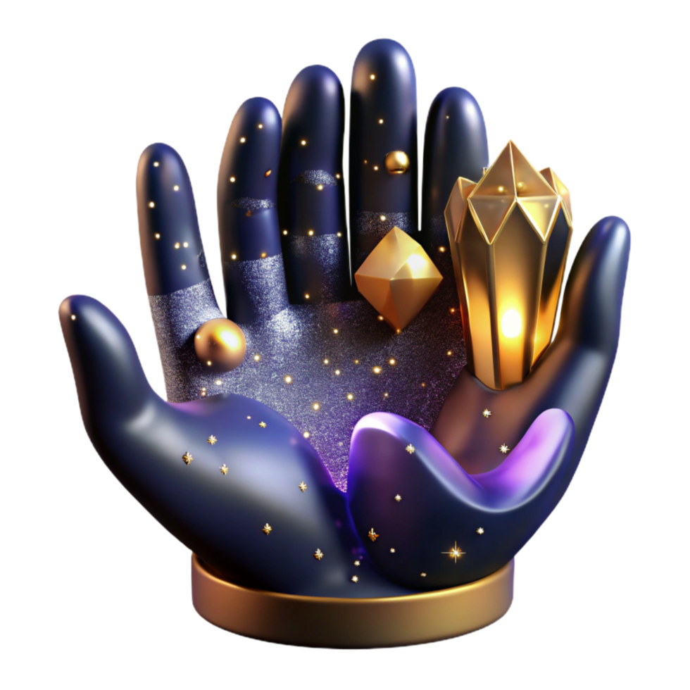 serene minimalist Hand Reaching Outward From Darkness Cutout high quality png