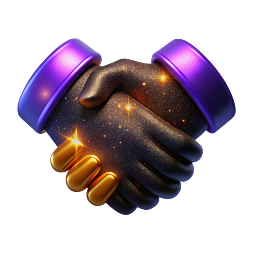 wonderful rustic Handshake Silhouette Cutout with Backlight high quality png