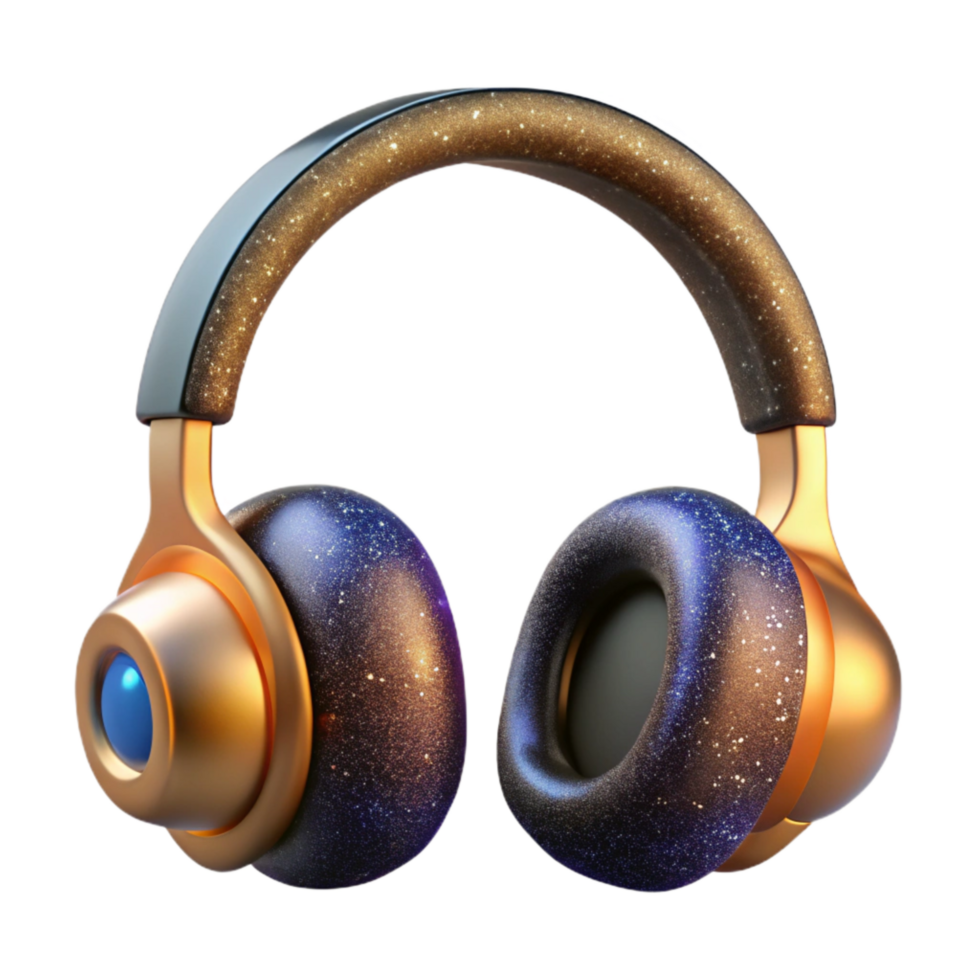 beautiful rustic Headset Front View Isolated Element genuine png