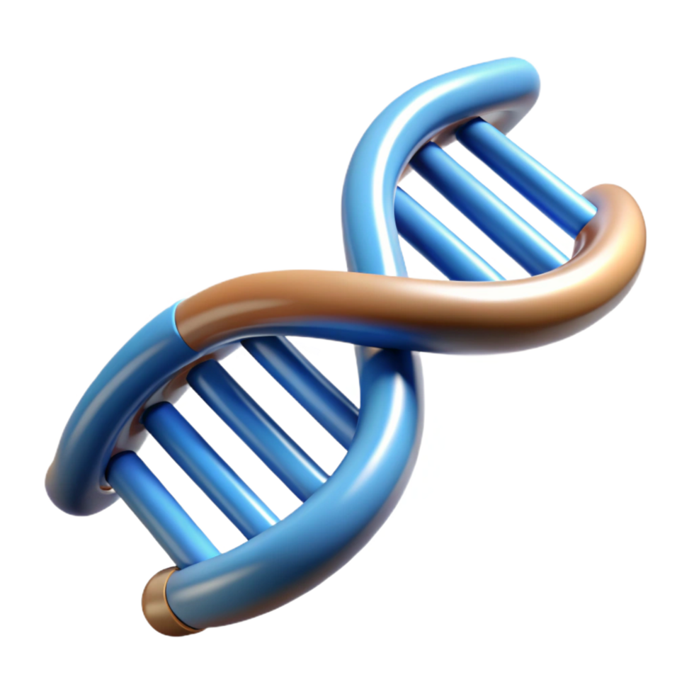 extraordinary vintage A DNA double helix, scientifically accurate, genuine png
