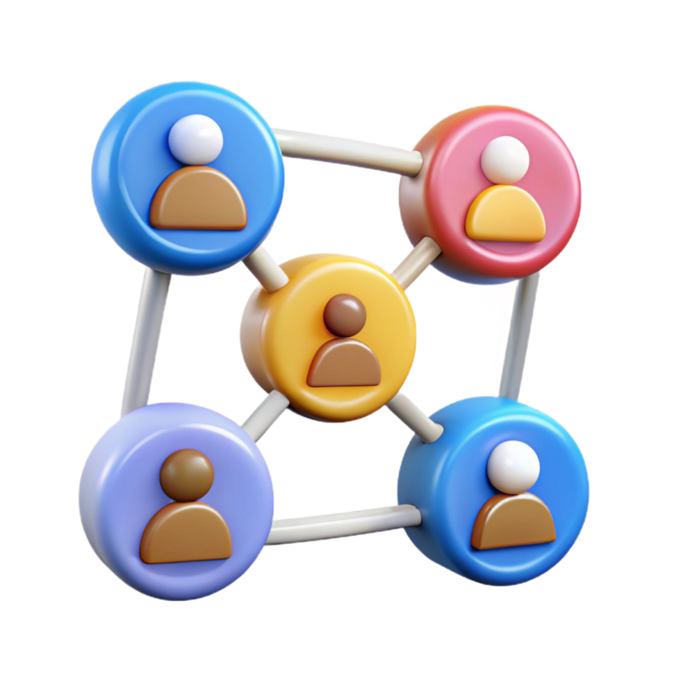 dramatic classic Social media network connection icons premium png