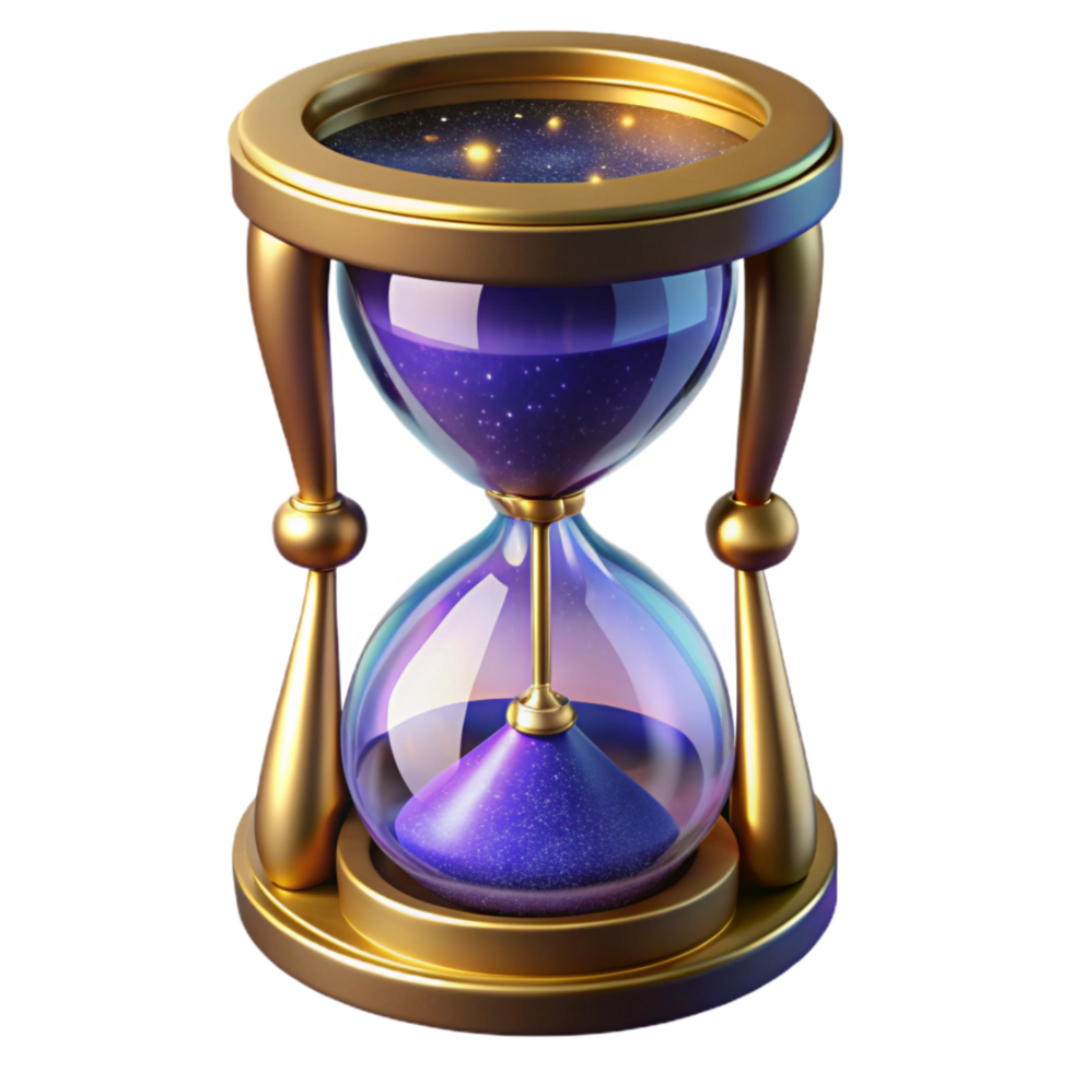 extraordinary abstract Hourglass Front View Isolated Element authentic png