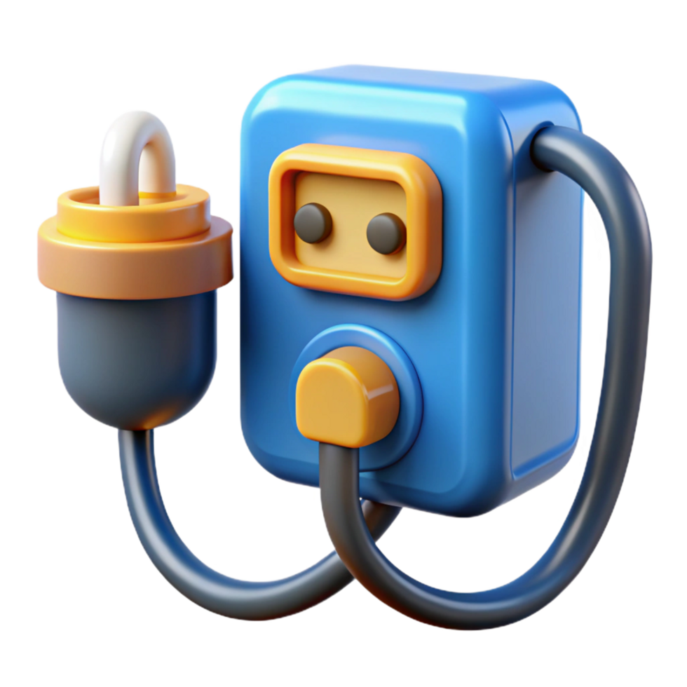 wonderful modern Electric car charging station plug genuine png