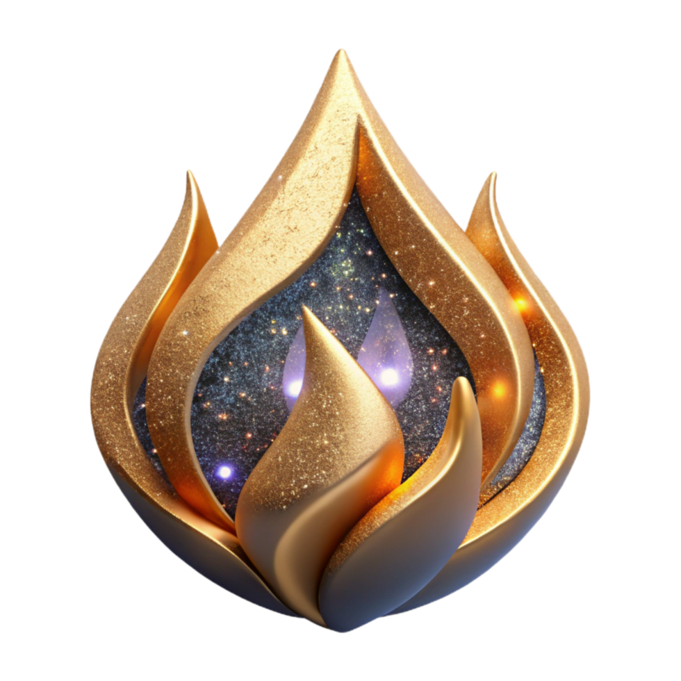dramatic vintage Isolated Flame Symbol with Burning Effect detailed png