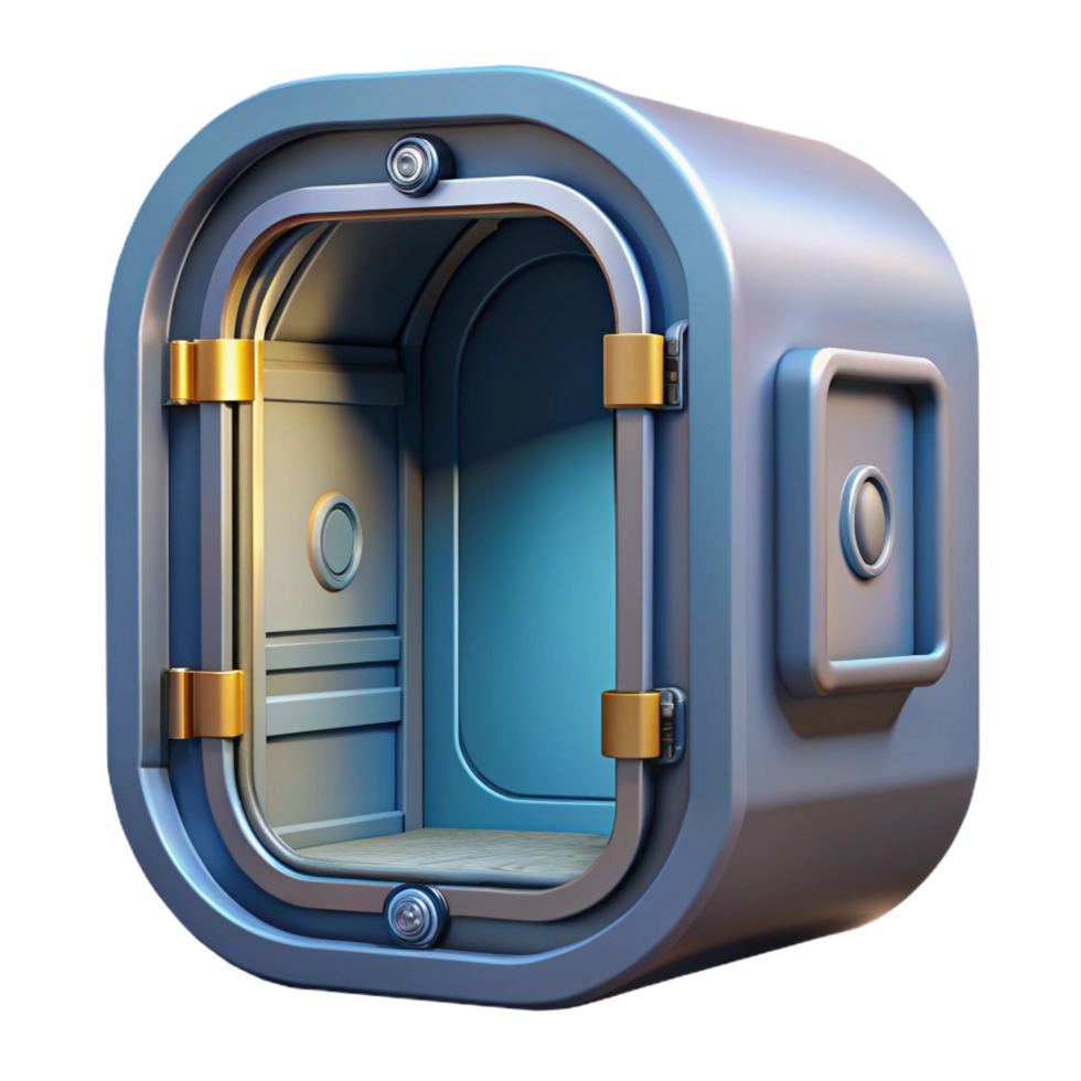 magnificent traditional Spaceship door, hatch open, interior visible just the door genuine png