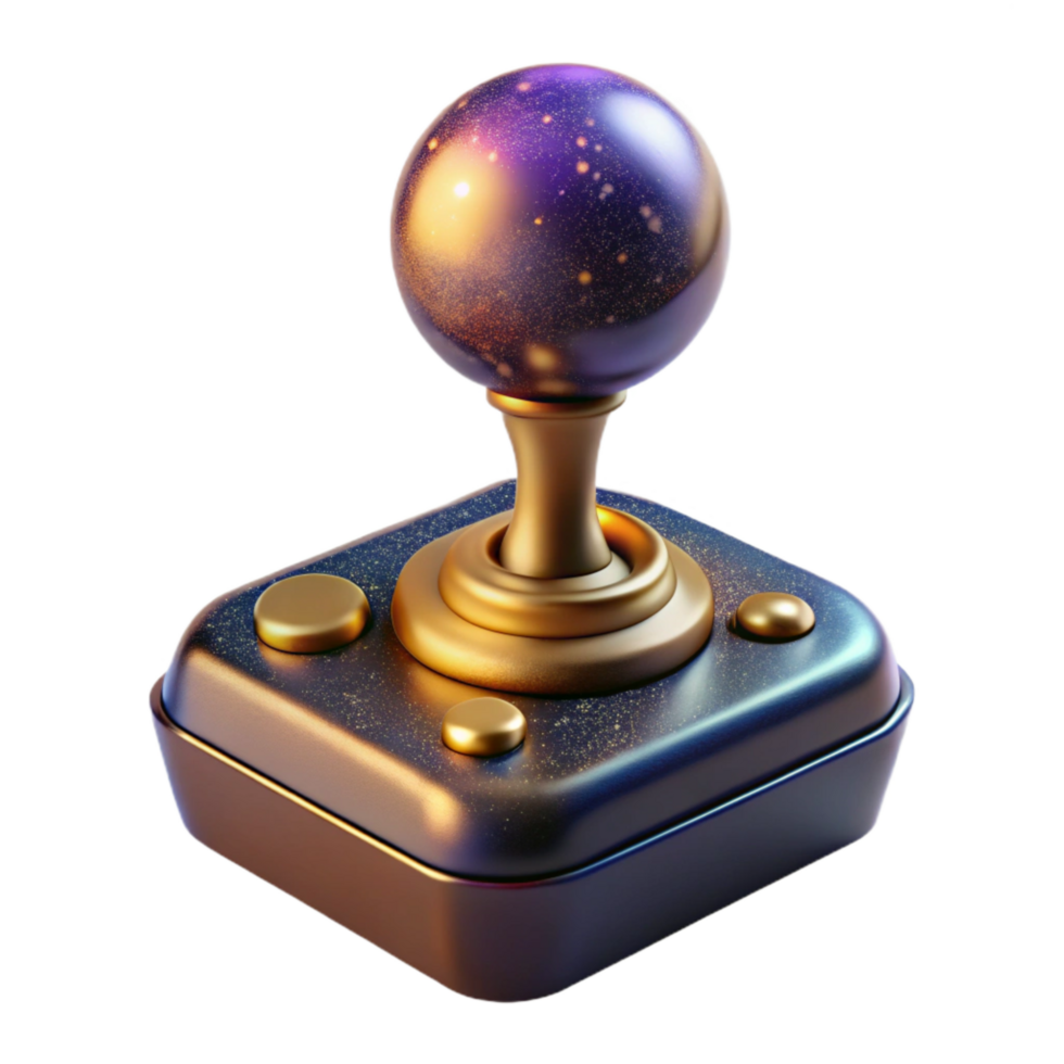 serene rustic Joystick Side View Isolated Element high quality png