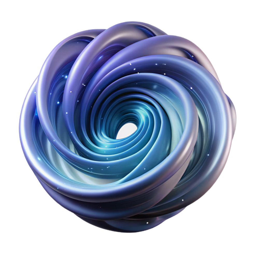 serene contemporary A dynamic, swirling mass of particles, forming a vortex-like shape, with a dramatic, chiaroscuro lighting, in a futuristic, abstract style 4K png