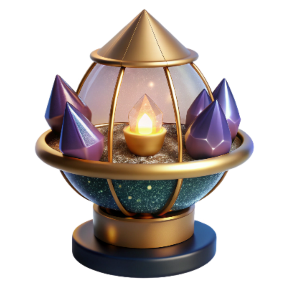 stunning artistic Modern Lamp Side Angle Isolated Transparent Background genuine png