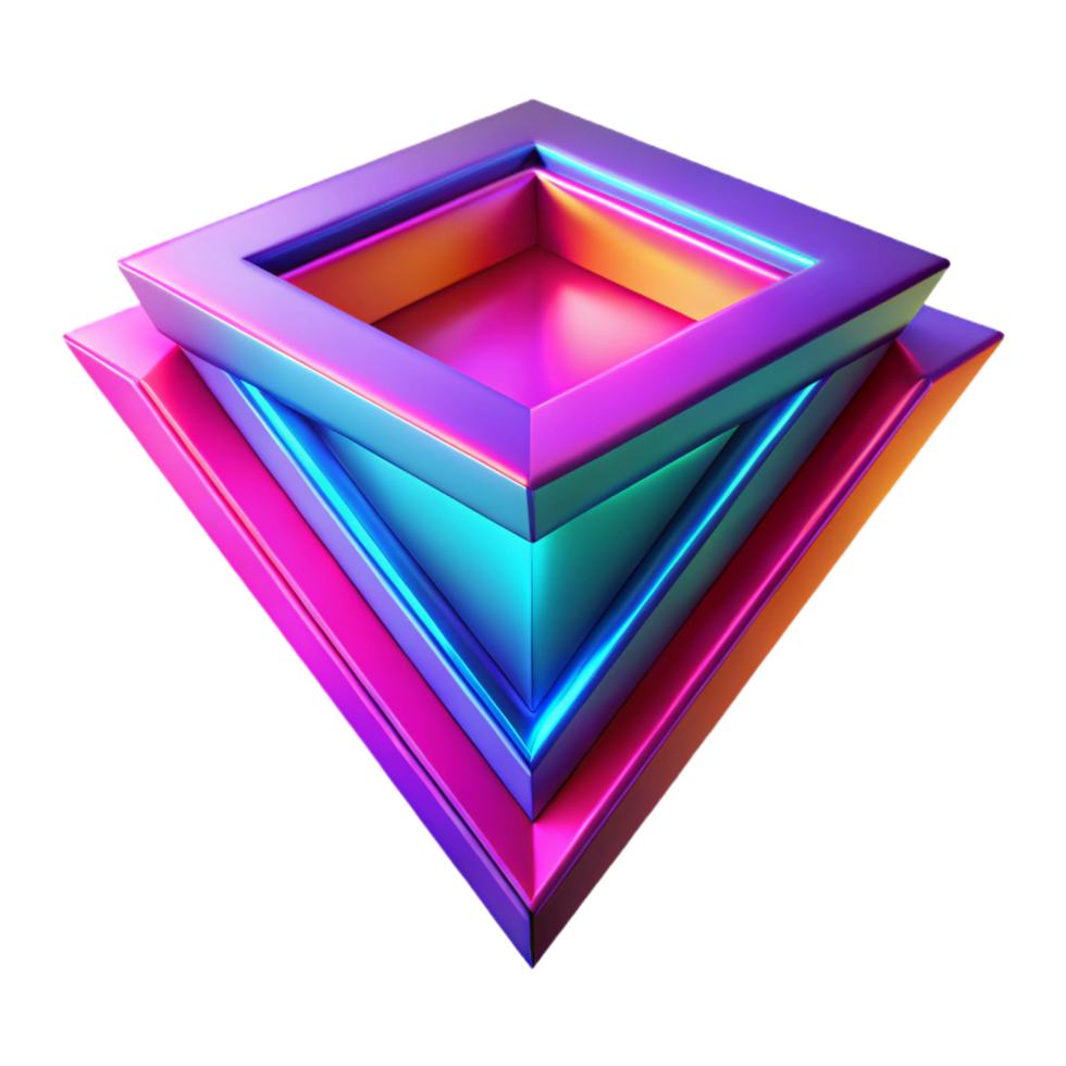 impressive classic A bold, geometric composition, with a bright, neon color palette, in a cyberpunk style genuine png