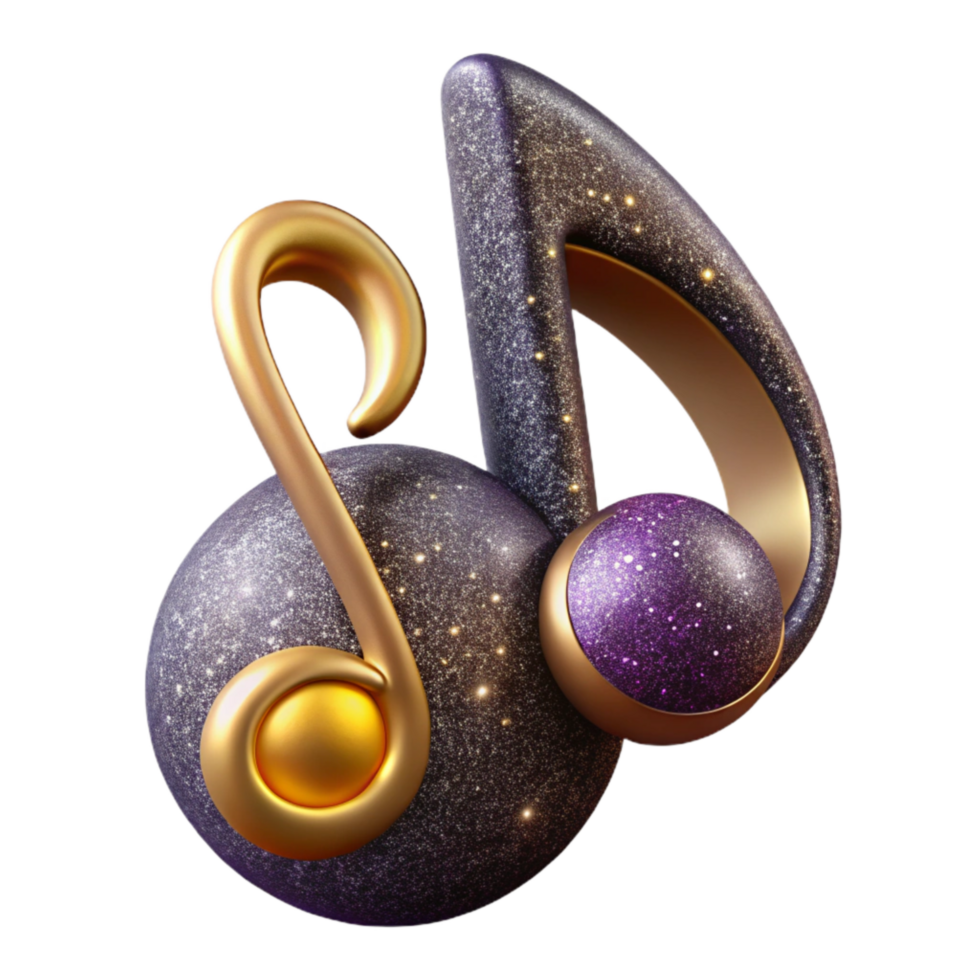 magnificent traditional Music Note Icon Isolated with Treble Clef premium png