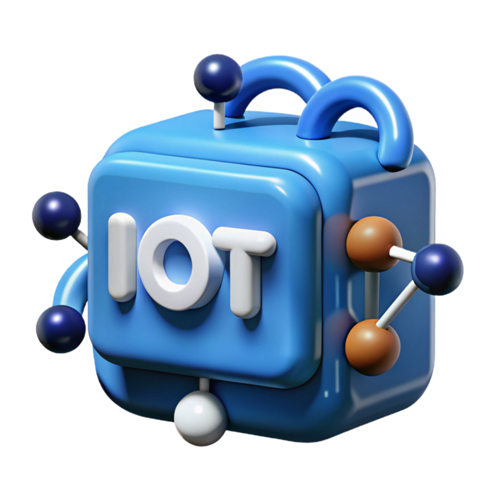 wonderful modern Internet of Things IoT sensor network premium png