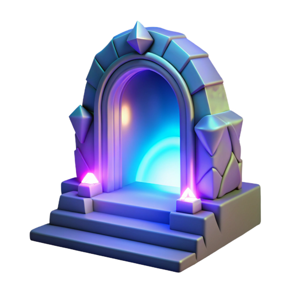wonderful abstract A luminous, abstract portal, with a bright, otherworldly light, in a fantasy style genuine png
