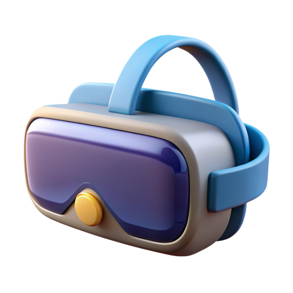 beautiful contemporary Virtual reality headset authentic png