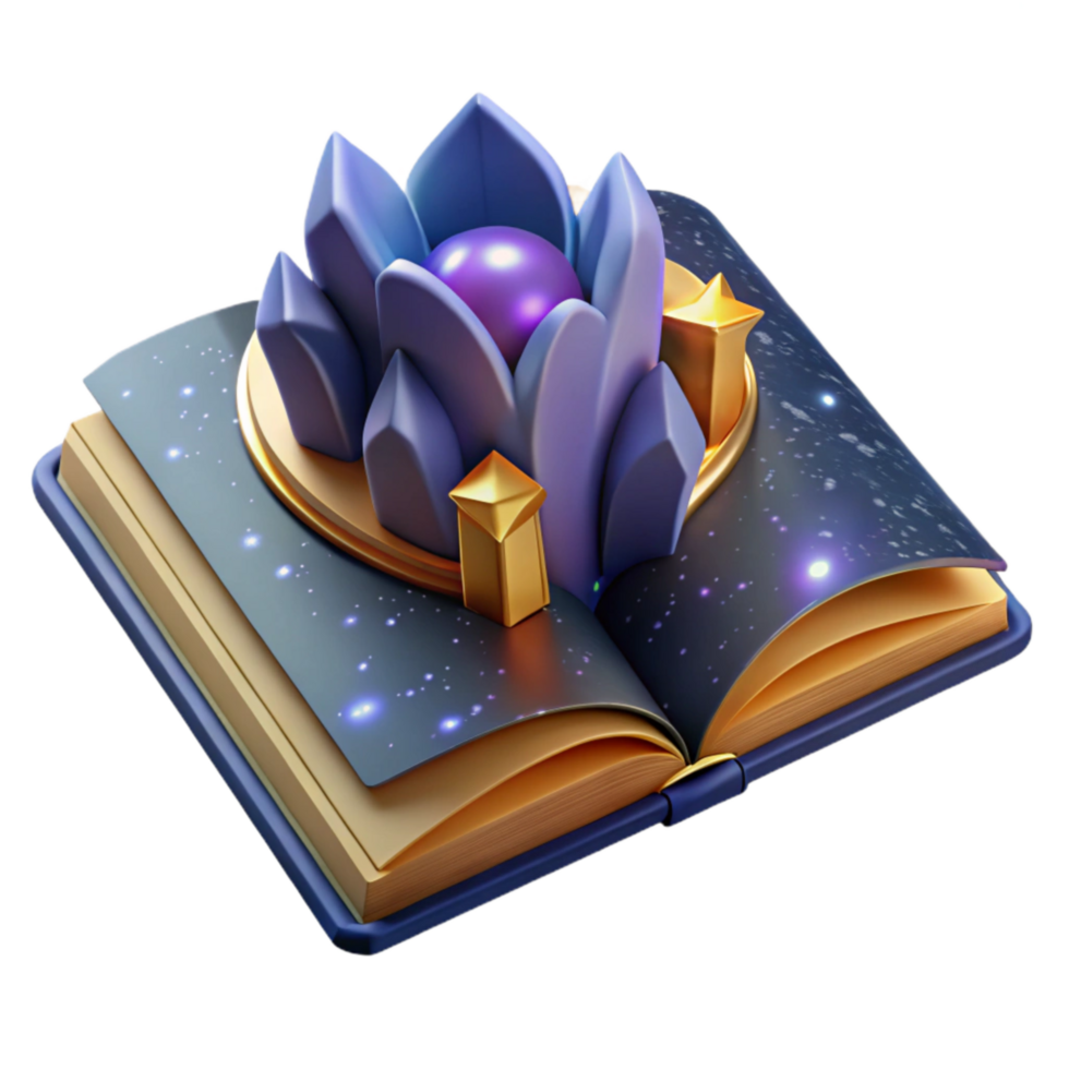 extraordinary rustic Open Book Top View Isolated Element original png