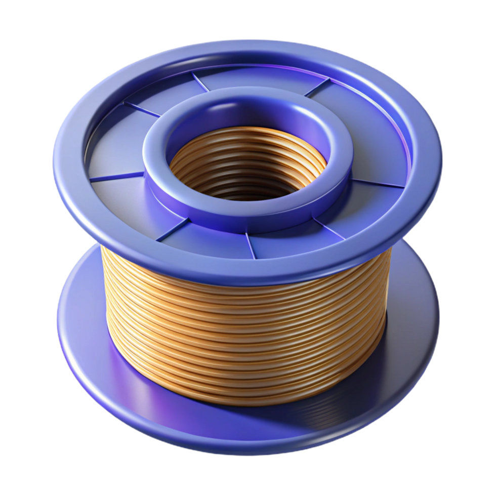 extraordinary creative 3D printer filament spool professional png