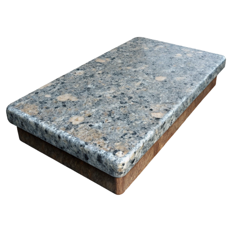 impressive artistic Granite countertop slab, high resolution png