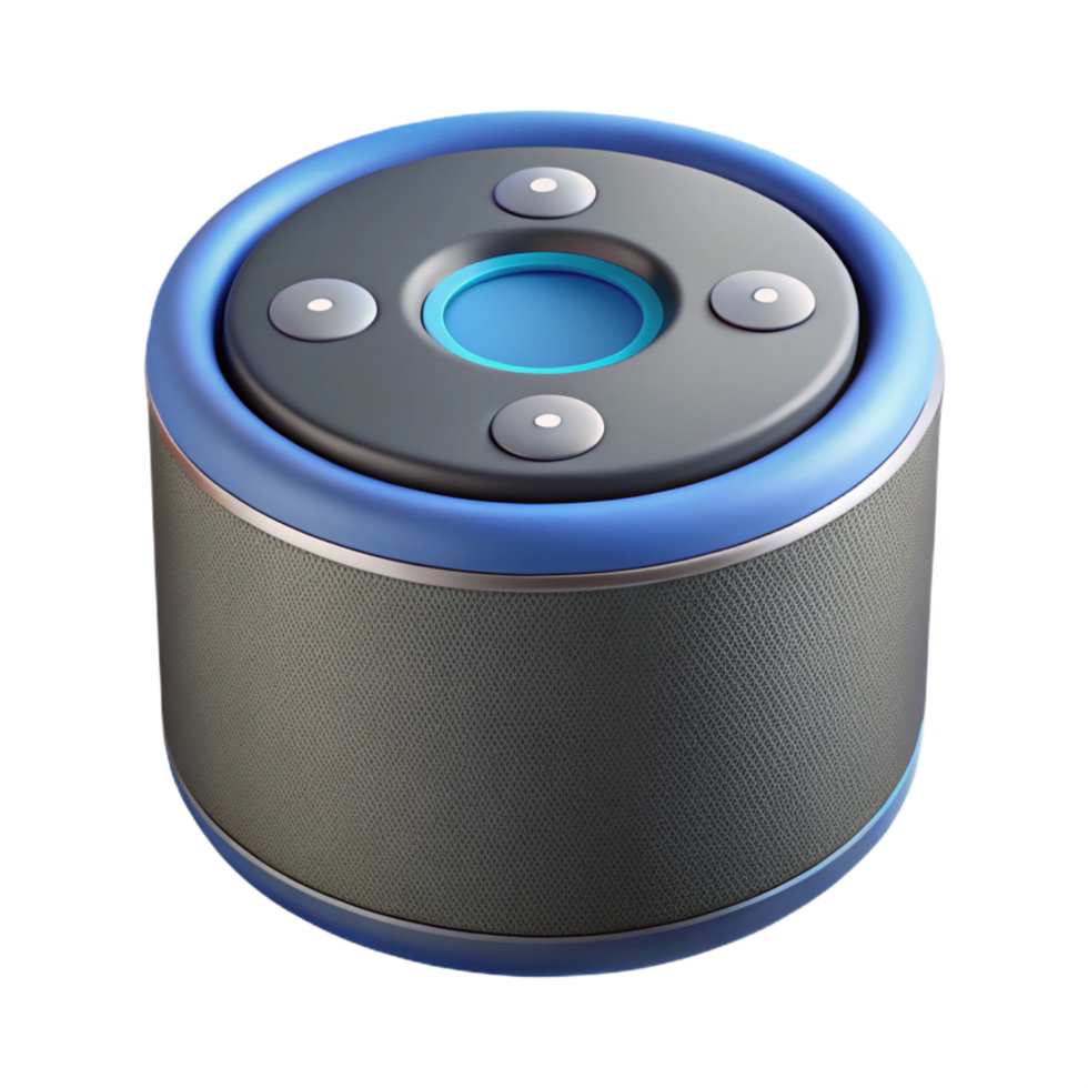 beautiful abstract Smart speaker with touch controls original png