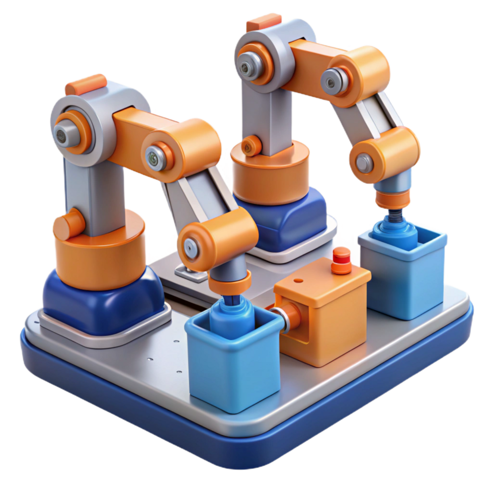 extraordinary creative Manufacturing robotics assembly line authentic png