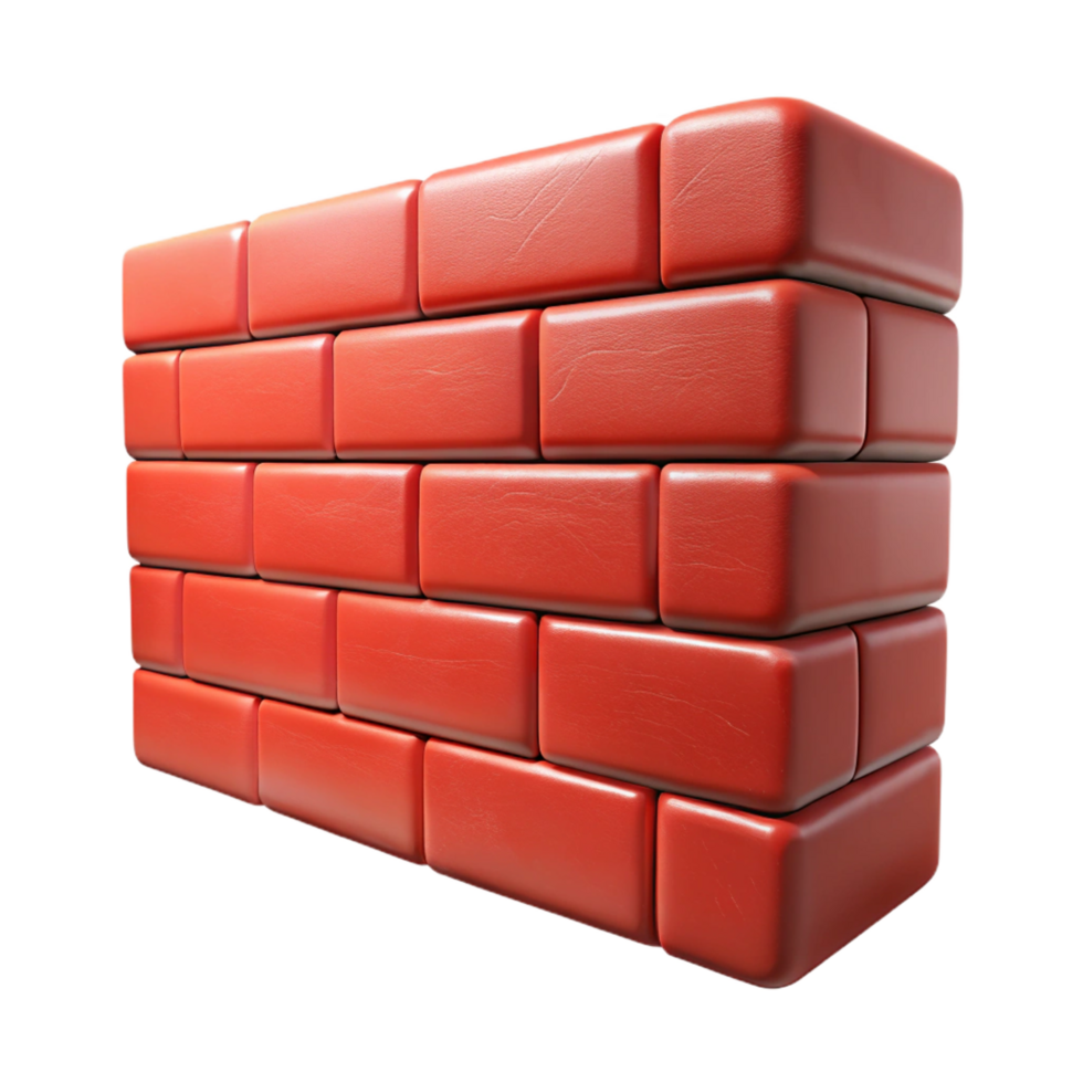 serene vintage Red brick wall, textured, weathered high resolution png