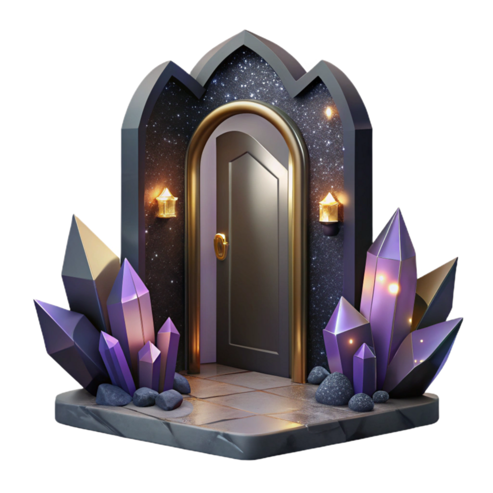 wonderful contemporary Open Doorway to Dark Room Cutout exclusive png