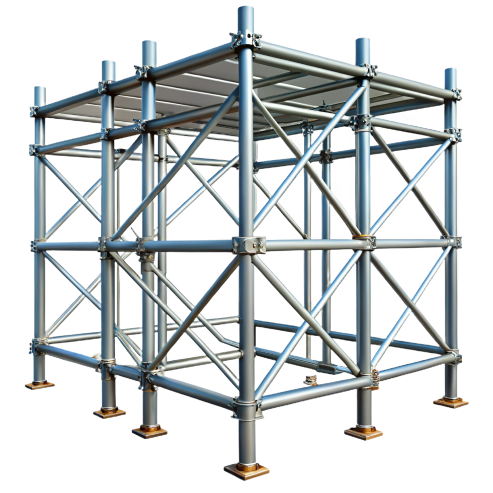magnificent rustic Scaffolding, metal, construction 4K png