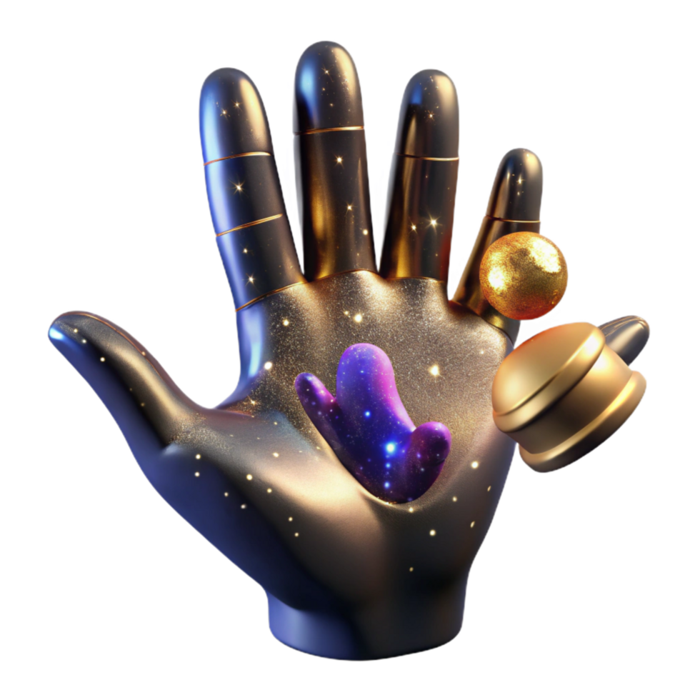 impressive traditional Open Hand Reaching for the Sky Cutout genuine png