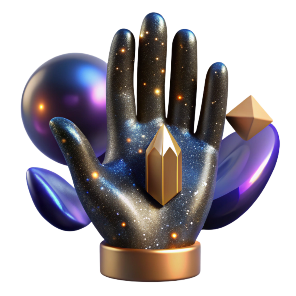 wonderful modern Open Hand Reaching for the Sky Cutout original png