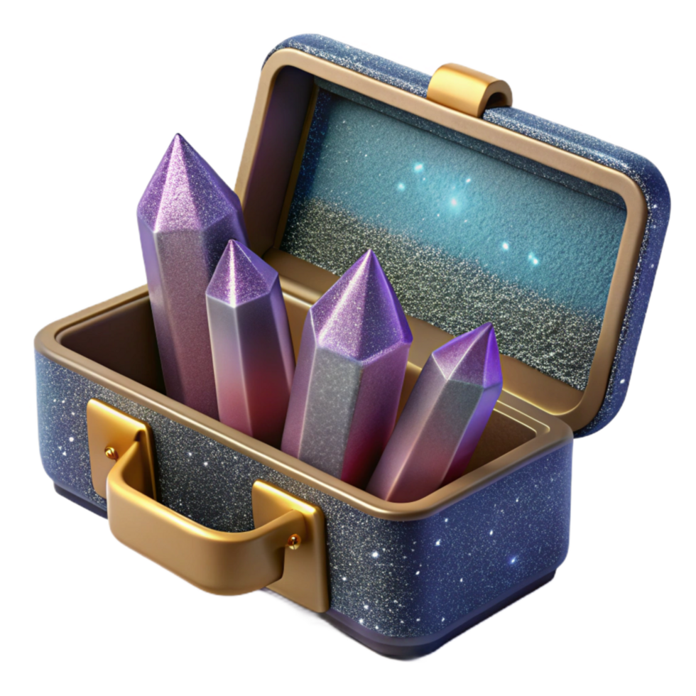 dramatic modern Open Suitcase Packed for Travel Cutout Element high resolution png