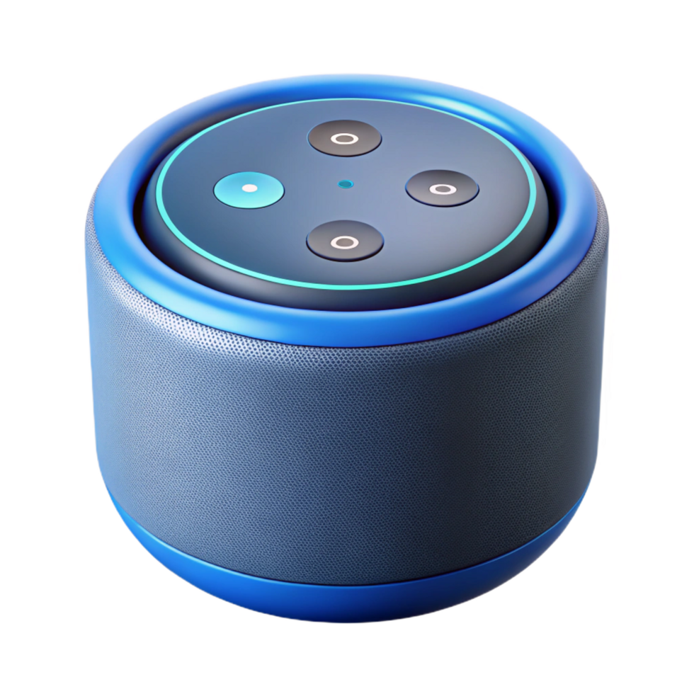 magnificent creative Smart speaker with touch controls professional png