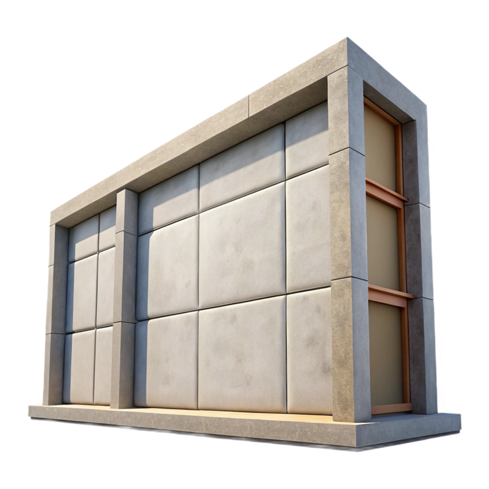 beautiful contemporary Precast concrete panel, building facade, modern high quality png