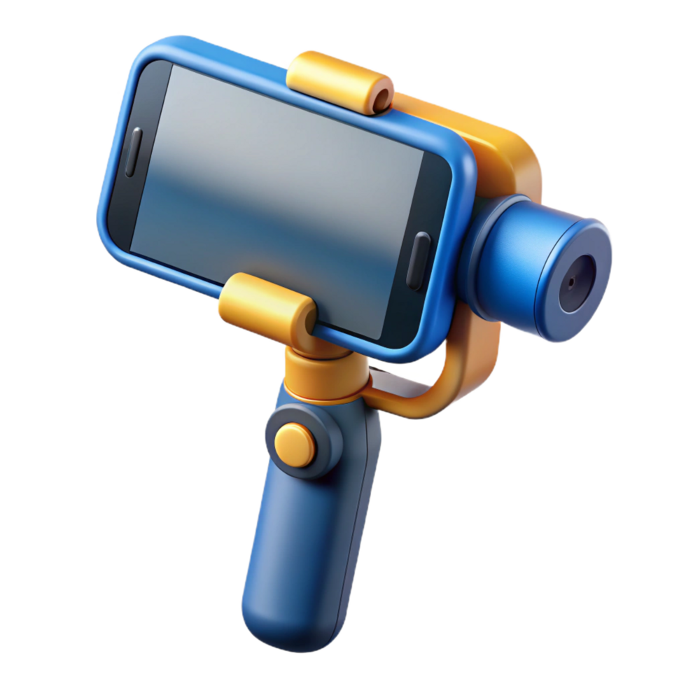 elegant rustic Smartphone gimbal stabilizer high quality png