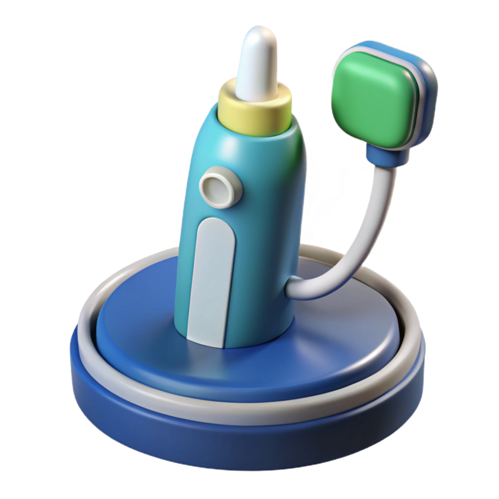 wonderful contemporary Electric toothbrush with charging base 4K png