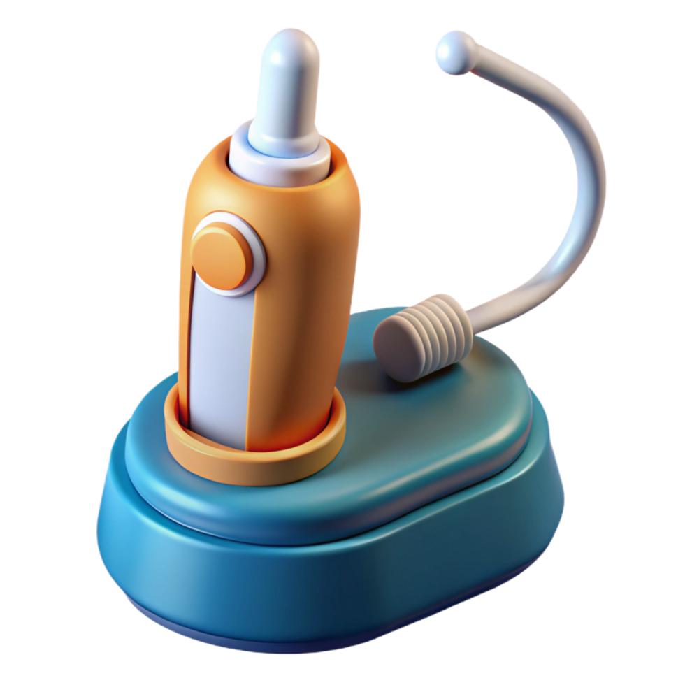 elegant abstract Electric toothbrush with charging base exclusive png