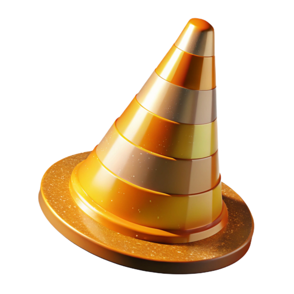 wonderful contemporary Orange Traffic Cone Side View Isolated Cutout png