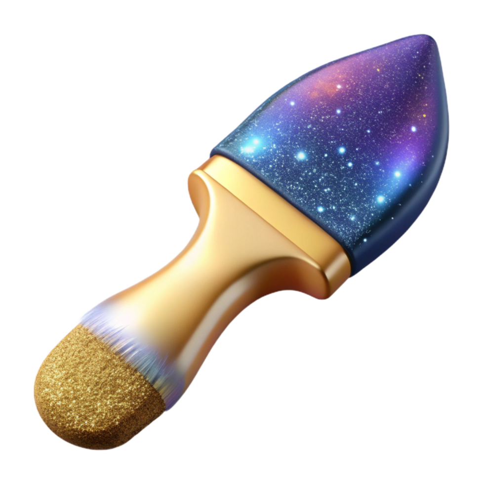 beautiful traditional Paintbrush Side View Cutout professional png